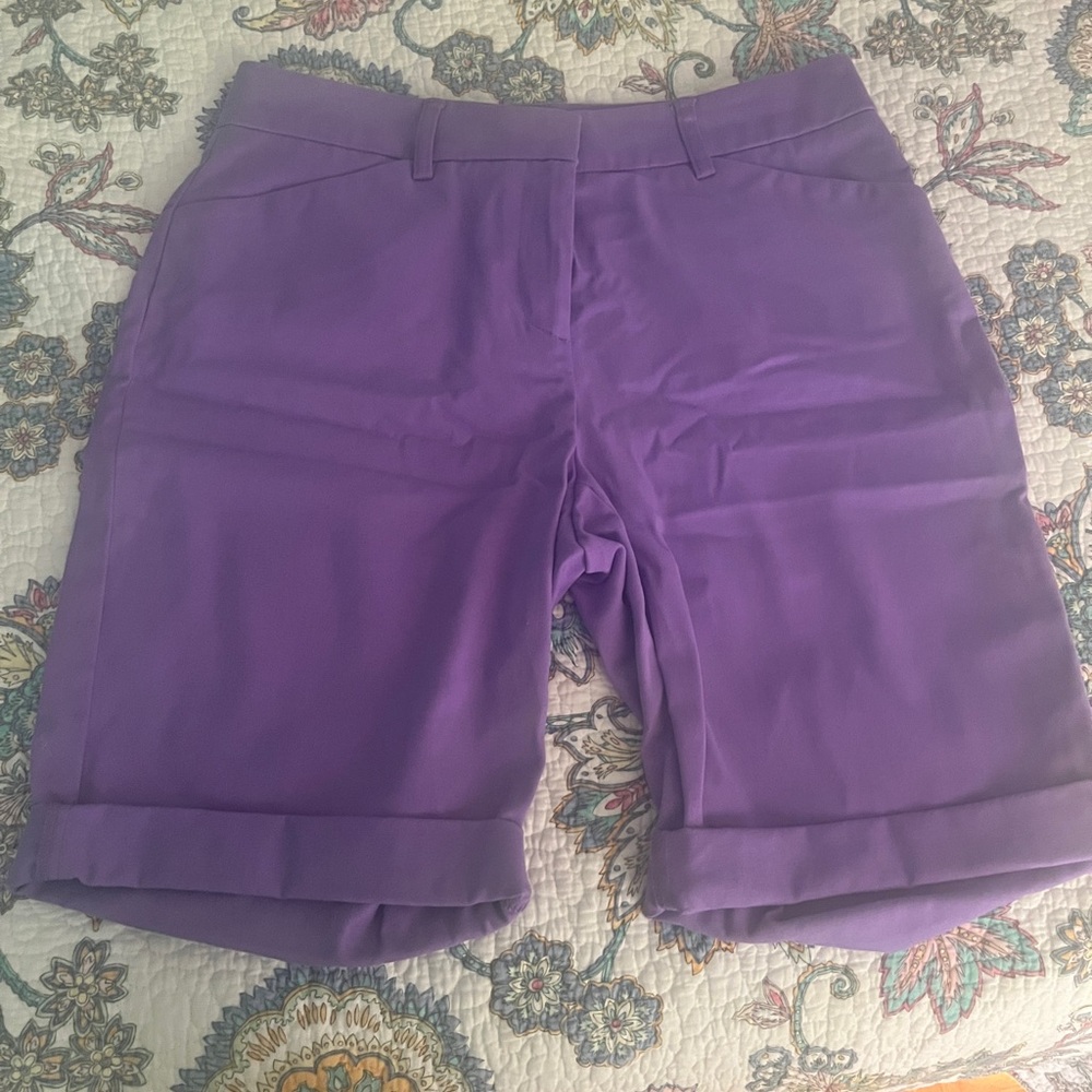 Jones New York Vibrant Purple Women's Bermudas